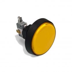 2" Yellow Blank Button - 5 Volt LED Lamp
